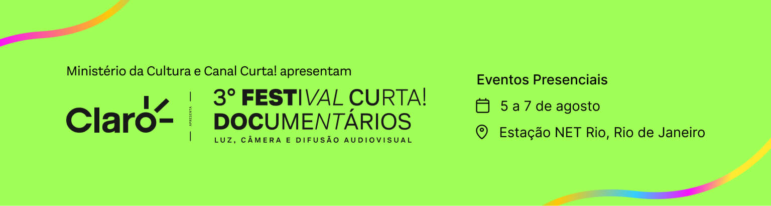 Banner Festival Curta! Documentários